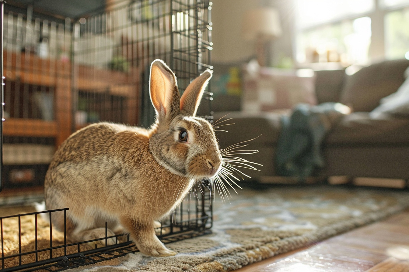 Pourquoi les lapins grattent-ils leur cage ?